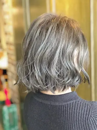 ミディアム カラー 店長 茂野聖史のヘアスタイル