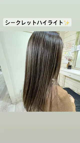 ロング カラー職人 なかもと たつひろのヘアスタイル