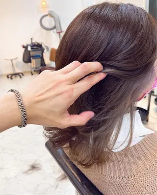 ミディアム カラー ☆毎月先着15名まで ☆シバタユートのヘアスタイル