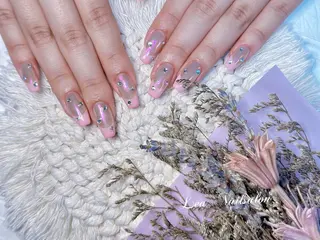 セミロング カラー ネイル Le’a NailSalonのネイルデザイン