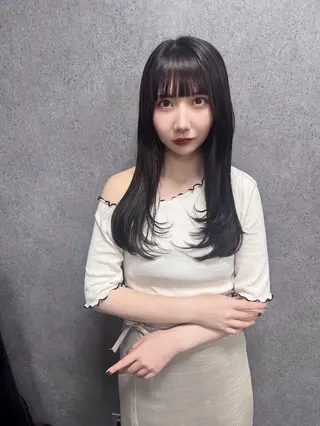 ロング 🌼志岐 恵🌼のヘアスタイル