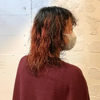 セミロング カラー 🔥メンズショート 職人🔥大澤龍也のヘアスタイル