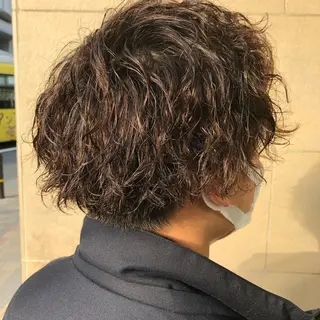 パーマ メンズ メンズ特化 古賀陸斗のヘアスタイル