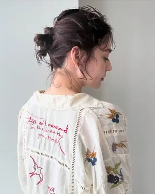 カラー ヘアアレンジ 坂本 圭太朗のヘアスタイル