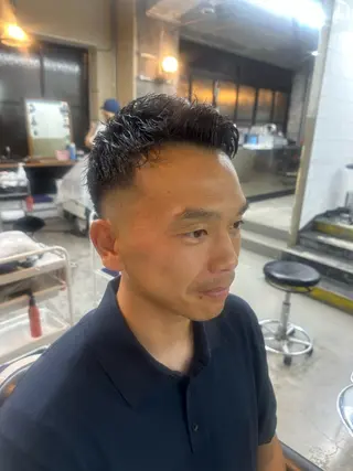 ショート モチヅキ タツキのヘアスタイル