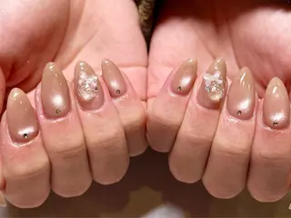 ネイル 🫧ちゅるん/韓国 Ayano𓈒🎀のネイルデザイン