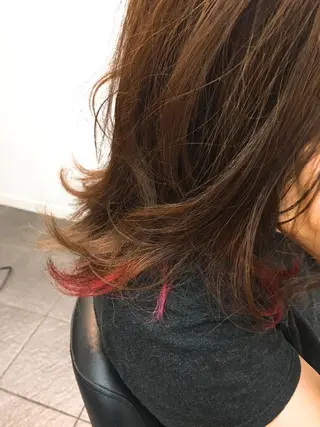 ミディアム カラー デジタルパーマ💫/ 似合わせカット✂️のヘアスタイル