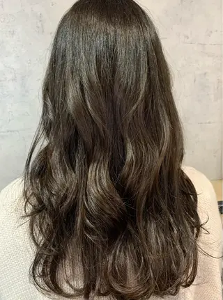 ロング カラー 中川歩 髪質改善 ツヤカラー【横浜】のヘアスタイル