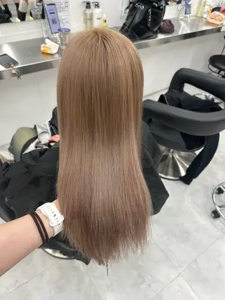 カラー 透ける透明感カラー 🎀anju/渋谷のヘアスタイル