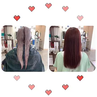 ロング カラー 鄭 瑩(てい えい) 🌈モデル募集🩵のヘアスタイル