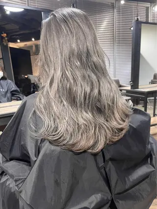 ロング カラー ARCANAブリーチ ダブルカラー🌟原宿のヘアスタイル