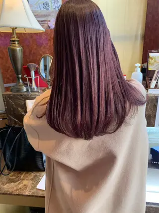 カラー 会社で浮かない ビジネスヘア/心斎橋のヘアスタイル