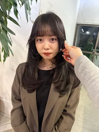 ロング ハイトーン レイヤー🎀meiのヘアスタイル