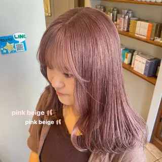 セミロング ブリーチなしWカラー /SACHIKAのヘアスタイル