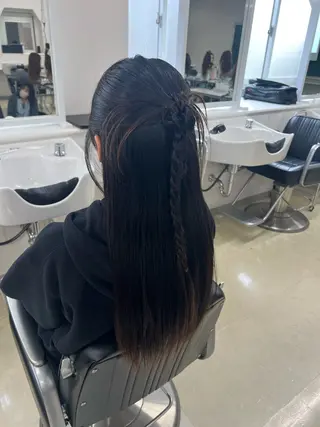 ヘアアレンジ アレンジ/ブラウン カラー HARU🕯のヘアスタイル