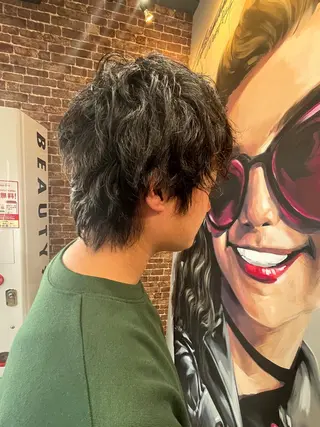 ショート カラー パーマ ヘアアレンジ メンズ キッズ ネイル マツエク・マツパ アイブロウ 久木原 ゆりのヘアスタイル