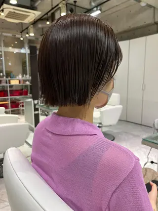 ショート カラー kaho.🌿 ショートヘア⭐️のヘアスタイル