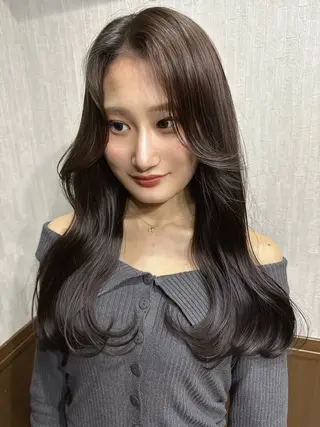 ロング カラー 【髪質改善】 梅田　聡のヘアスタイル