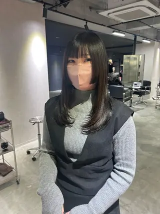 ロング ワンホンヘア/ 透明感カラー/ゆうとのヘアスタイル