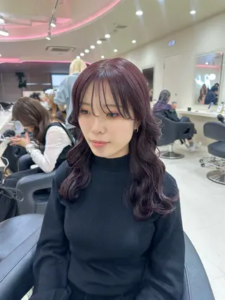 ロング カラー ヘアアレンジ 🎀 yuuka🎀のヘアスタイル