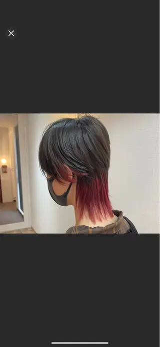 ショート カラー ヘアカラー&縮毛矯正 STAR☆RIVERのヘアスタイル