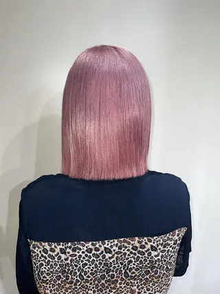 ショート カラー ムラ修正.ブリーチ エクステ🤍アミルのヘアスタイル