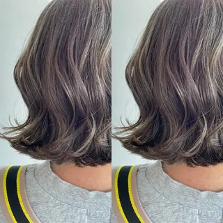 ミディアム カラー Snaly カラー特化ページのヘアスタイル