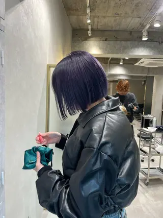 ショート カラー 海外girl🤎 透明感ベージュmaoのヘアスタイル