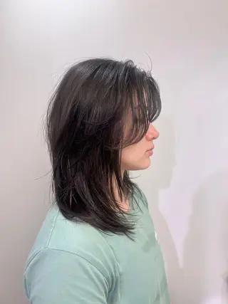 ミディアム 山中 欧輔のヘアスタイル