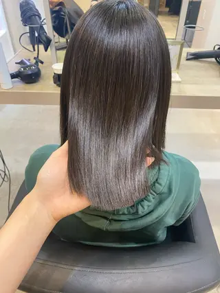 ミディアム 才田 まりなのヘアスタイル