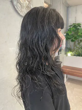 ロング カラー パーマ 🎀レイヤー/パーマ カラー/ai🎀のヘアスタイル