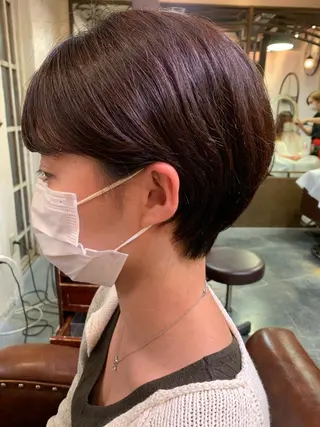 ショート メンズ／パーマ ／レディース髪質改善のヘアスタイル