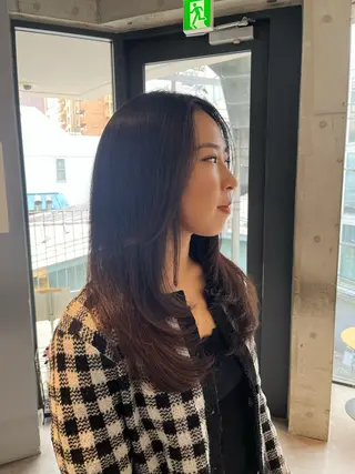 セミロング davin中目黒 KATOのヘアスタイル