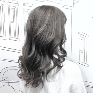 セミロング カラー TOMOKA 艶髪/透明感カラーのヘアスタイル