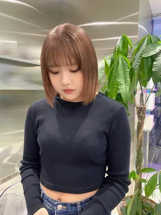 ミディアム otoha☆カラー/ レイヤー/八王子のヘアスタイル