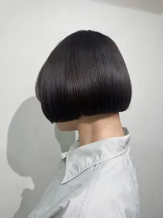 ショート Noa/レイヤー カット🩵パーマのヘアスタイル