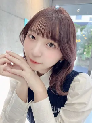 ミディアム うる艶ヘア♡韓国好き 透明感　shotaのヘアスタイル