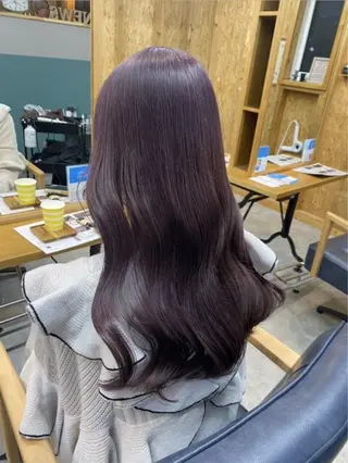 カラー ⛅️柔らかハイトーン ×モテ艶🍒ももかのヘアスタイル