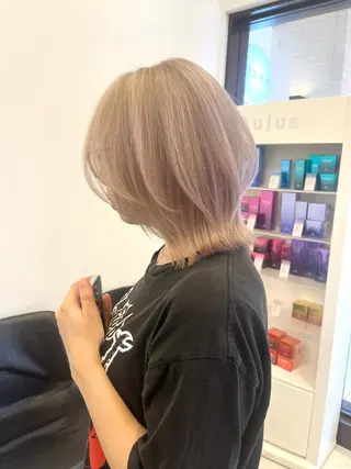 ミディアム 廣庭 勇人のヘアスタイル