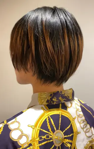 ショート 岩尾 萌々子のヘアスタイル