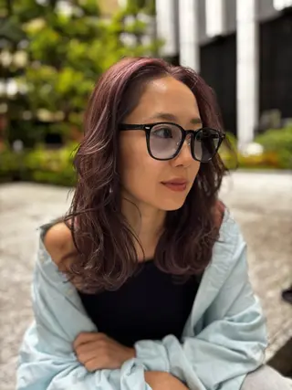 セミロング 【公式】amble luxe池袋東口🩷のヘアスタイル