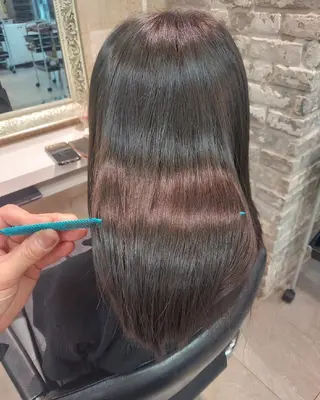 セミロング カラー ブリーチ・ハイトーン 特化🎉内山のヘアスタイル