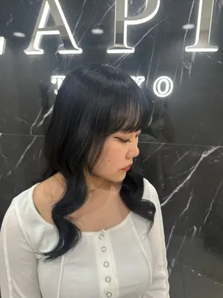 ミディアム Lapis渋谷本店 Rikoのヘアスタイル