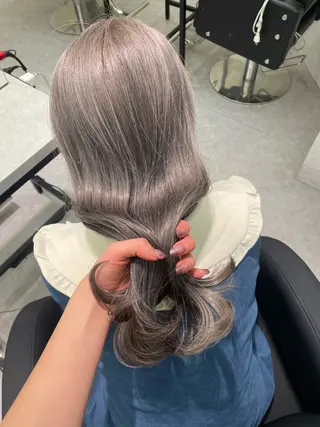 ロング カラー 💍モテる艶髪 透明感カラー💖のヘアスタイル