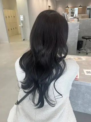 ロング カラー 森 理音のヘアスタイル