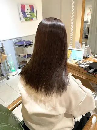 セミロング カラー 過去一の柔髪ヘア 🌿einshairのヘアスタイル