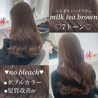 セミロング カラー 🌿透明感赤み消し Keishin🌿のヘアスタイル