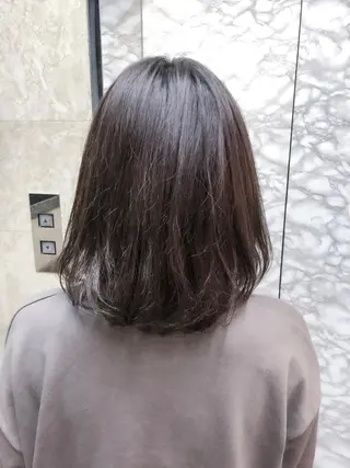 ミディアム カラー ヘアアレンジ ミニボブ/ブリーチ 🌈MISATOのヘアスタイル