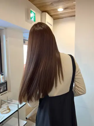 ロング カラー 下石怜子/レイヤー/ 透明感カラーのヘアスタイル