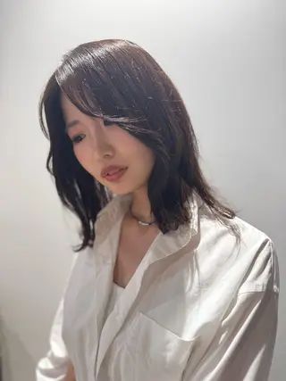 ミディアム 美容室MOMO 柏所属・🦄心でカット🦄 🌈まさきうらん🌈のヘアスタイル